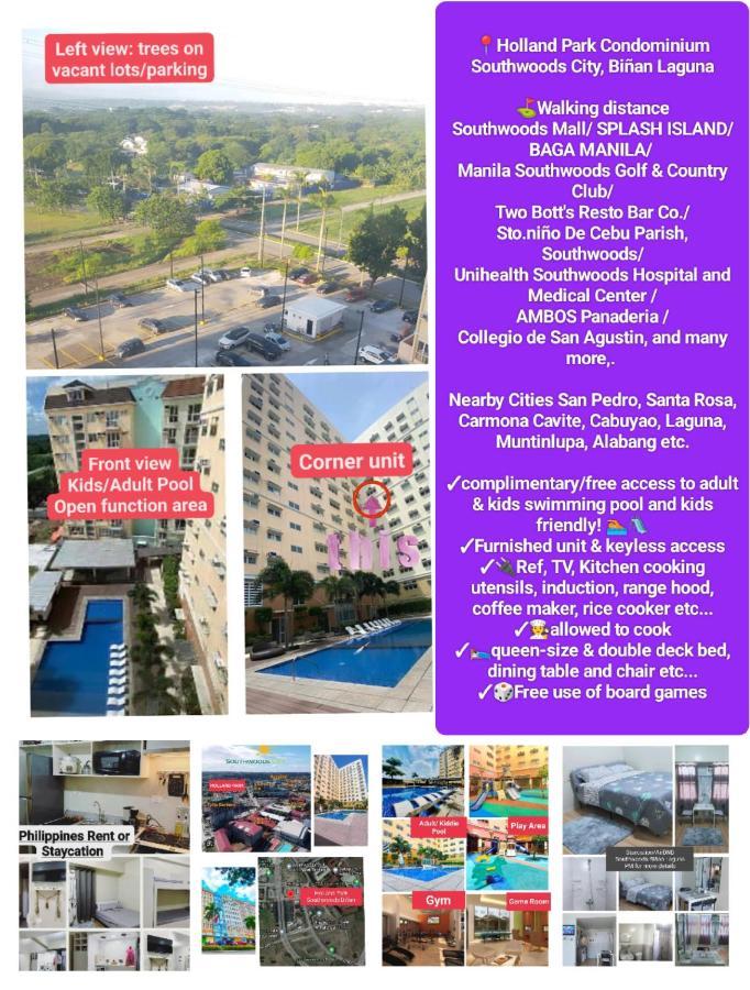 Budget Accommodation Holland Park Condominium Southwoods Binan Laguna Jalang ภายนอก รูปภาพ